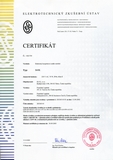 certifikát S60K