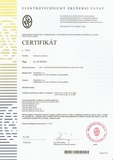 certifikát EL.05 INFRA